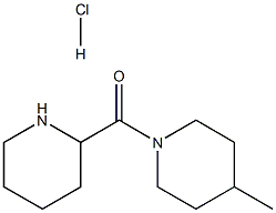 (4-Methyl-1-piperidinyl)(2-piperidinyl)methanonehydrochloride Struktur