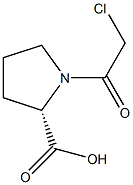 1-(2-Chloroacetyl)proline 结构式