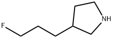 3-(3-Fluoropropyl)pyrrolidine Struktur