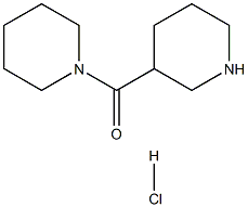 1-Piperidinyl(3-piperidinyl)methanonehydrochloride|