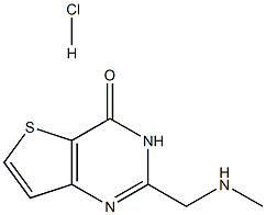 2-Methylaminomethyl-3H-thieno[3,2-d]pyrimidin-4-one hydrochloride Structure