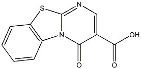 4-Oxo-4H-9-thia-1,4a-diaza-fluorene-3-carboxylic acid Structure