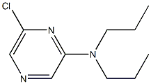 N-(6-Chloro-2-pyrazinyl)-N,N-dipropylamine 结构式