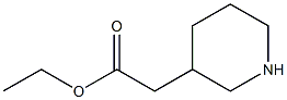 Ethyl 2-(3-piperidinyl)acetate Structure