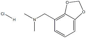 1-(benzo[d][1,3]dioxol-4-yl)-N,N-dimethylmethanamine hydrochloride,,结构式