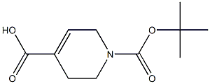1-(tert-butoxycarbonyl)-1,2,3,6-tetrahydropyridine-4-carboxylic acid Structure