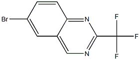 6-bromo-2-(trifluoromethyl)quinazoline 化学構造式