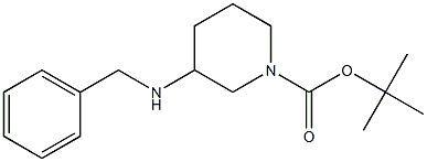 1-Boc-3-Benzylamino-piperidine Structure