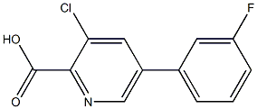 3-Chloro-5-(3-fluorophenyl)picolinic acid