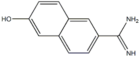 6-hydroxy-2-naphthimidamide 化学構造式