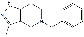 5-Benzyl-3-methyl-4,5,6,7-tetrahydro-1H-pyrazolo[4,3-c]pyridine,,结构式
