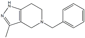 5-Benzyl-3-methyl-4,5,6,7-tetrahydro-1H-pyrazolo[4,3-c]pyridine Struktur