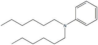 N,N-Di-N-hexylaniline Struktur