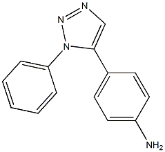 5-(4-Aminophenyl)-1-phenyl-1H-1,2,3-triazole|