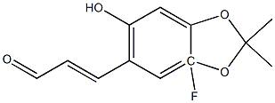  (E)-(4S)-4,5-Isopropylidene-dioxy-1-(2-hydroxy-5-fluorophenyl)propenone