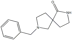 7-benzyl-2,7-diazaspiro[4.4]nonan-1-one Struktur