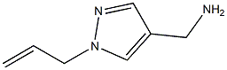 (1-allyl-1H-pyrazol-4-yl)methanamine Structure