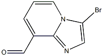 3-溴咪唑并[1,2-A]吡啶-8-甲醛,,结构式
