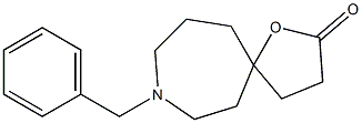 8-benzyl-1-oxa-8-azaspiro[4.6]undecan-2-one Struktur