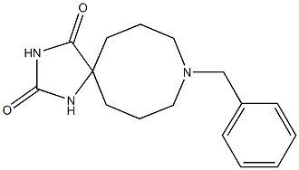 9-benzyl-1,3,9-triazaspiro[4.7]dodecane-2,4-dione Struktur