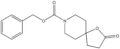 benzyl 2-oxo-1-oxa-8-azaspiro[4.5]decane-8-carboxylate 化学構造式