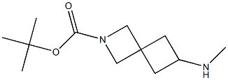 6-Methylamino-2-aza-spiro[3.3]heptane-2-carboxylic acid tert-butyl ester Struktur