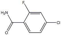 2-氟-4-氯苯甲酰胺, , 结构式