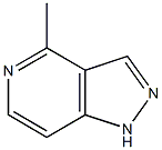 4-Methyl-1H-pyrazolo[4,3-c]pyridine 化学構造式