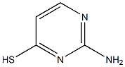 2-aminopyrimidine-4-thiol Structure