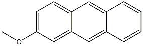 2-methoxyanthracene Struktur