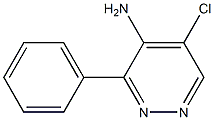 5-chloro-3-phenylpyridazin-4-amine 化学構造式