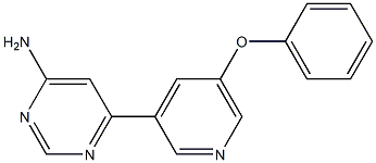 6-(5-phenoxypyridin-3-yl)pyrimidin-4-amine Struktur