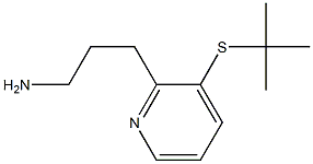 3-(3-(tert-butylthio)pyridin-2-yl)propan-1-amine|