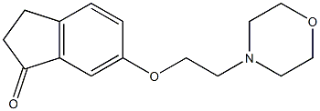 6-(2-morpholinoethoxy)-2,3-dihydroinden-1-one Structure