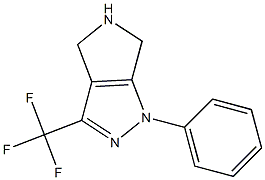 1-phenyl-3-(trifluoromethyl)-1,4,5,6-tetrahydropyrrolo[3,4-c]pyrazole|