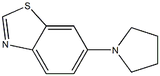 6-pyrrolidin-1-yl-1,3-benzothiazole Struktur