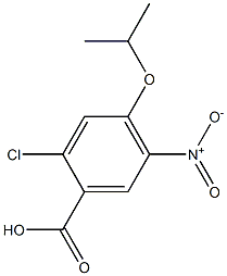 2-chloro-4-isopropoxy-5-nitrobenzoic acid Structure