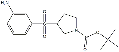 3-(3-Amino-benzenesulfonyl)-pyrrolidine-1-carboxylic acid tert-butyl ester