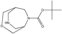 tert-butyl 3-oxa-7,9-diazabicyclo[3.3.2]decane-9-carboxylate,,结构式