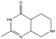 2-Methyl-4a,5,6,7,8,8a-hexahydro-3H-pyrido[3,4-d]pyrimidin-4-one Struktur