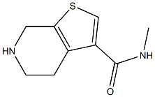 4,5,6,7-Tetrahydro-thieno[2,3-c]pyridine-3-carboxylic acid methylamide Structure