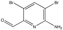 6-amino-3,5-dibromopicolinaldehyde Structure