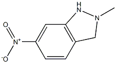 2-Methyl-6-nitro-1H-indazole Structure