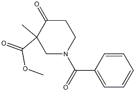 methyl 1-benzoyl-3-methyl-4-oxopiperidine-3-carboxylate