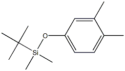 tert-butyl(3,4-dimethylphenoxy)dimethylsilane Structure