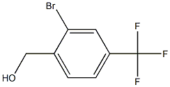 (2-bromo-4-(trifluoromethyl)phenyl)methanol Structure