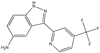 1356073-37-4 3-(4-(trifluoromethyl)pyridin-2-yl)-1H-indazol-5-amine