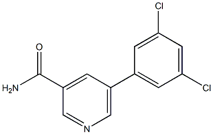 5-(3,5-dichlorophenyl)pyridine-3-carboxamide Structure