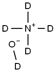 Ammonium-d4 Deuteroxide (26% w/w in D2O) 化学構造式