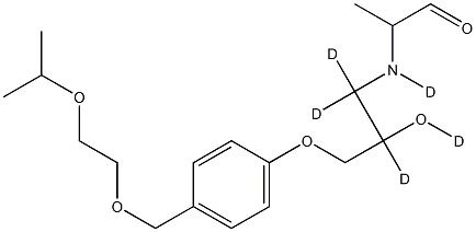 Keto Bisoprolol-d5,,结构式